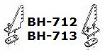 BH-712 and BH-713 Nylon Control Horns by Brodak